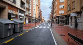 Ponferrada abre al tráfico la calle Gómez Núñez tras ocho meses de obras