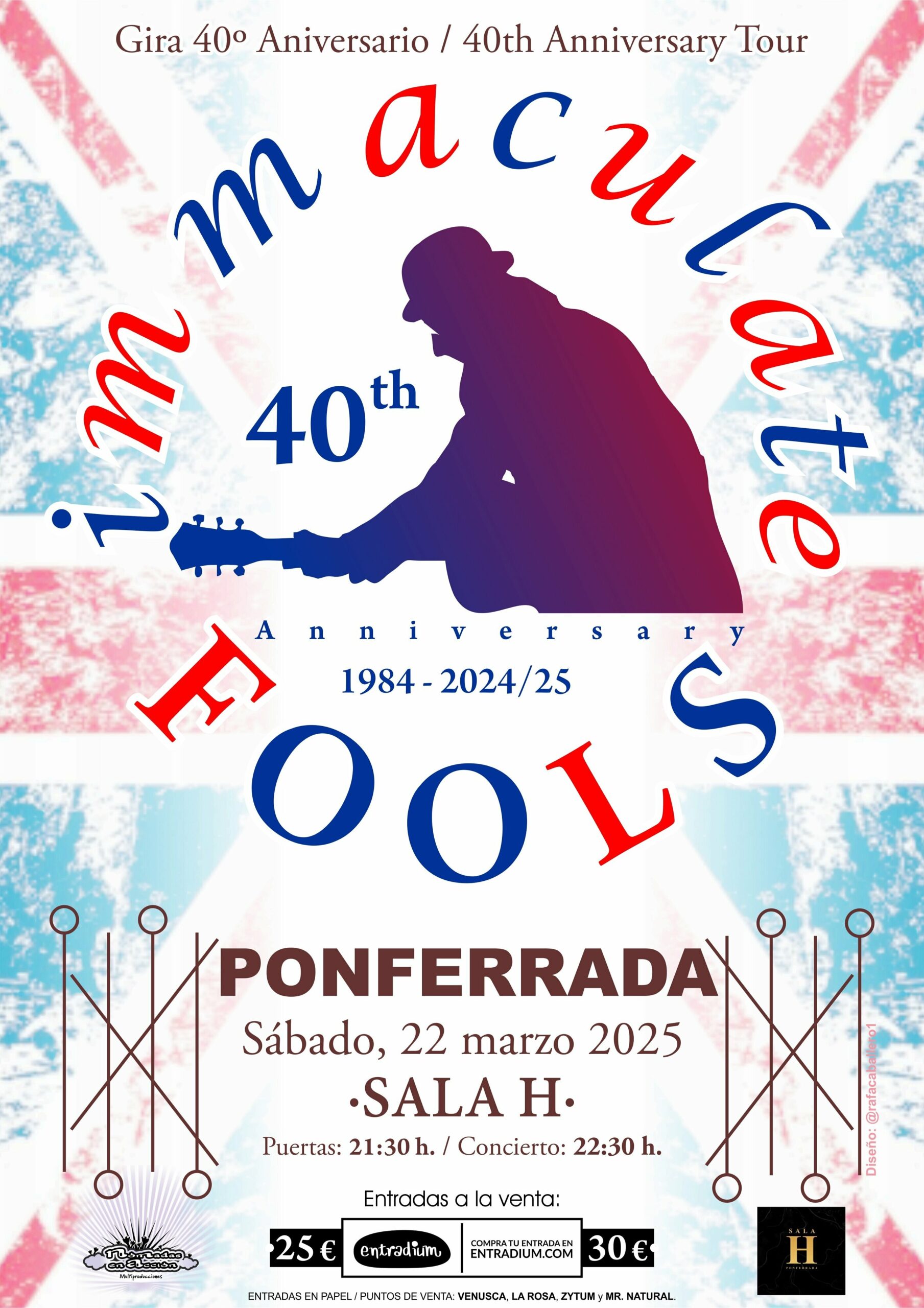 La emblemática banda Inmaculate Fools actuará en Ponferrada en su gira 40 aniversario 2