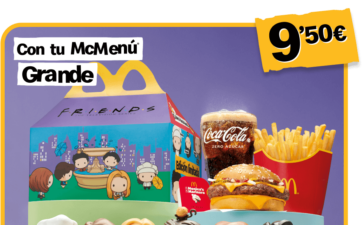 McDonald's lanza el 'Happy Meal' para adultos con la 'Friends Box' una edición limitada dedicada a la serie de TV 2