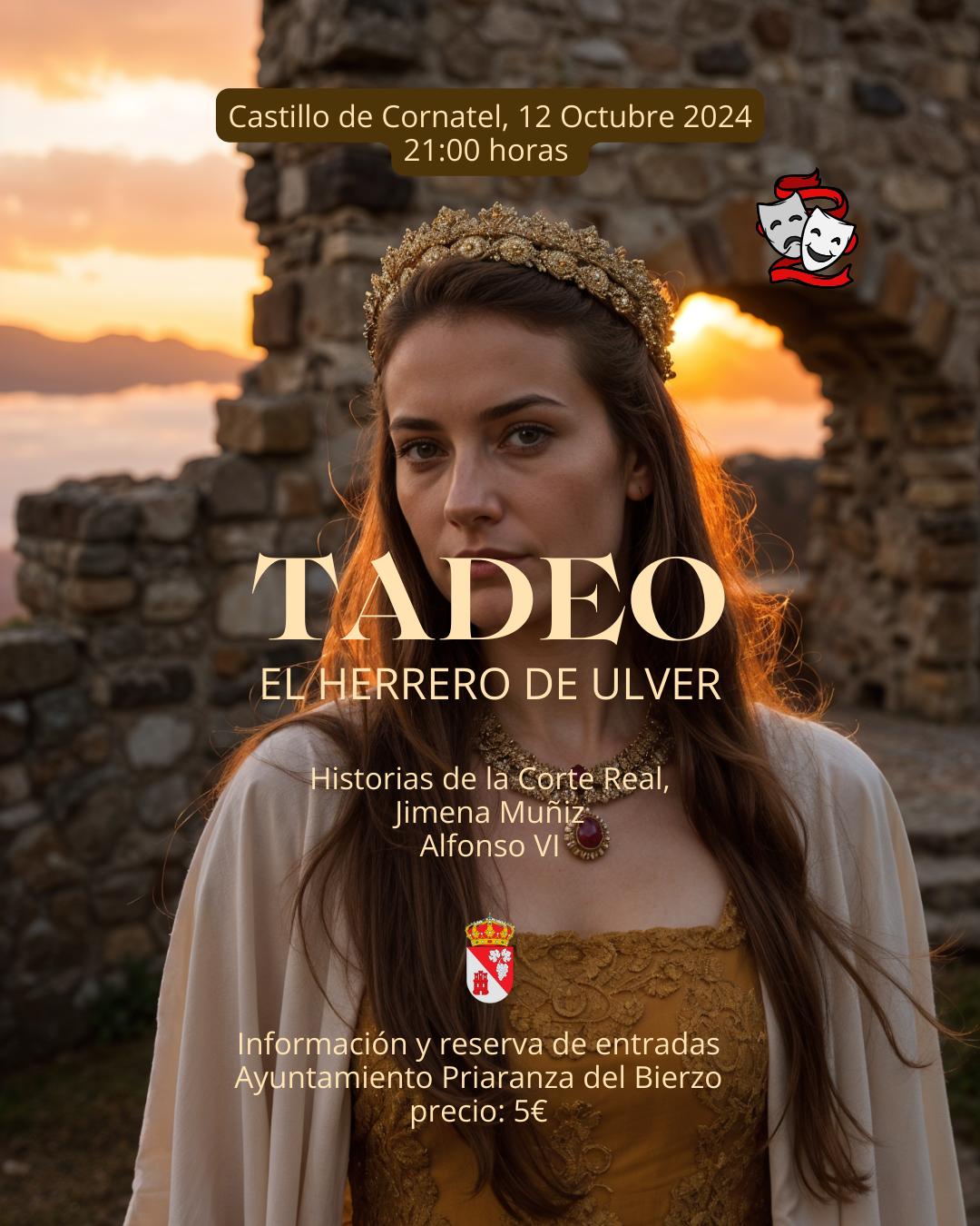 Tadeo, el herrero de Ulver: Un viaje musical al siglo XI, este sábado en el Castillo de Cornatel 2