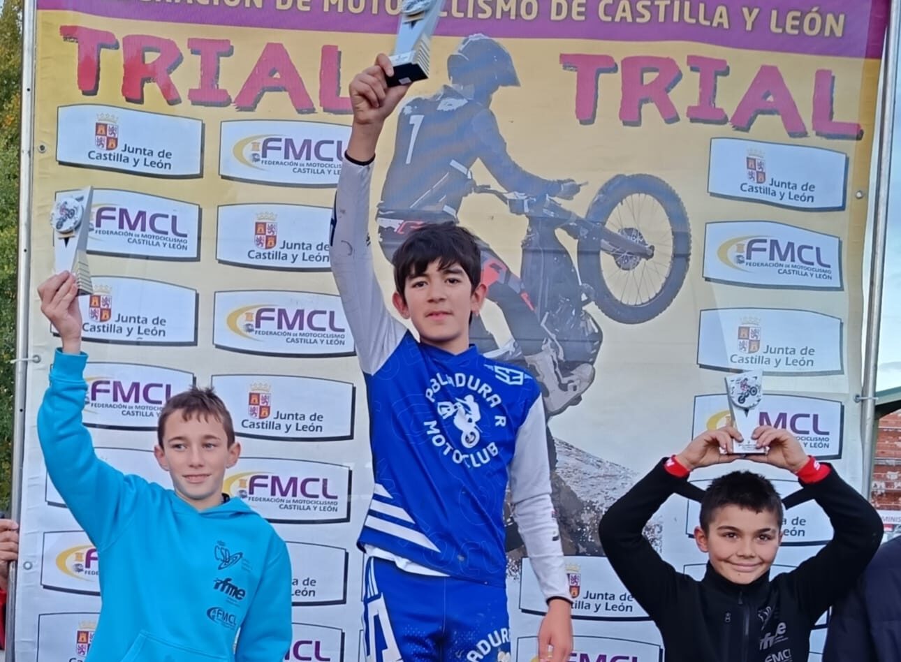 Saúl Barredo se corona campeón del Trofeo Provincial de León de trial infantil 1