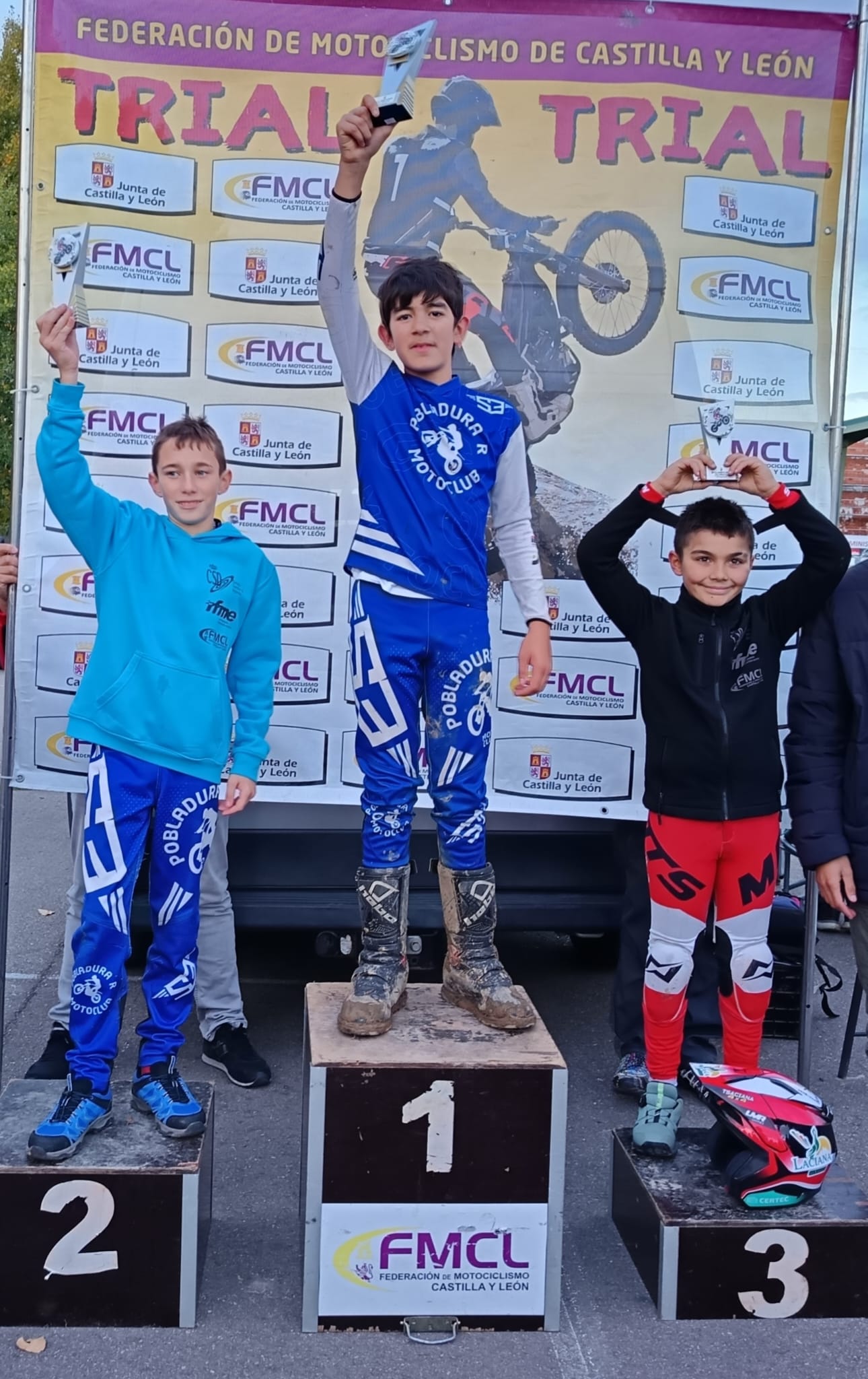 Saúl Barredo se corona campeón del Trofeo Provincial de León de trial infantil 2