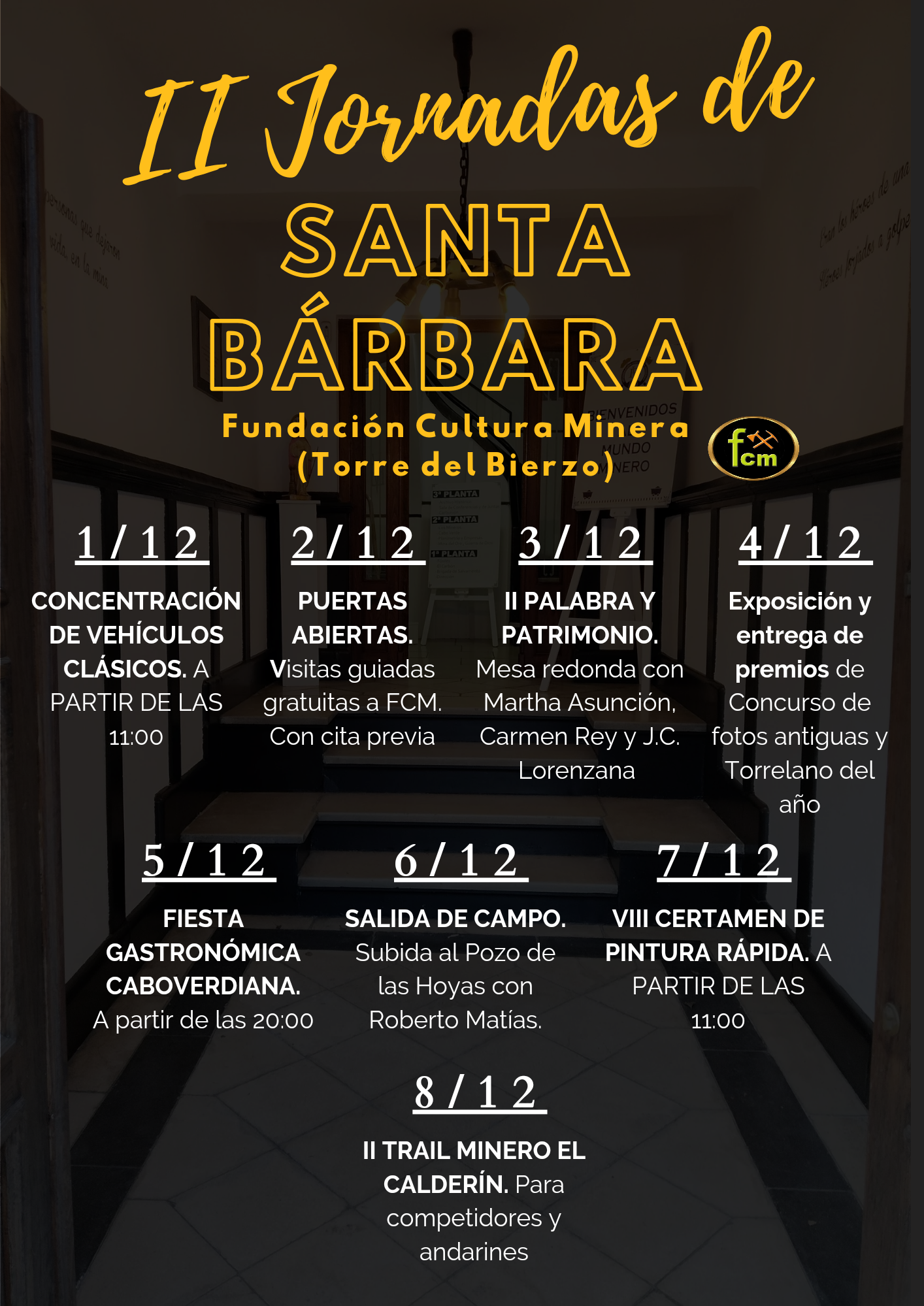 Fundación Cultura Minera organiza un Santa Bárbara con charlas, concurso o fiesta gastronómica 5