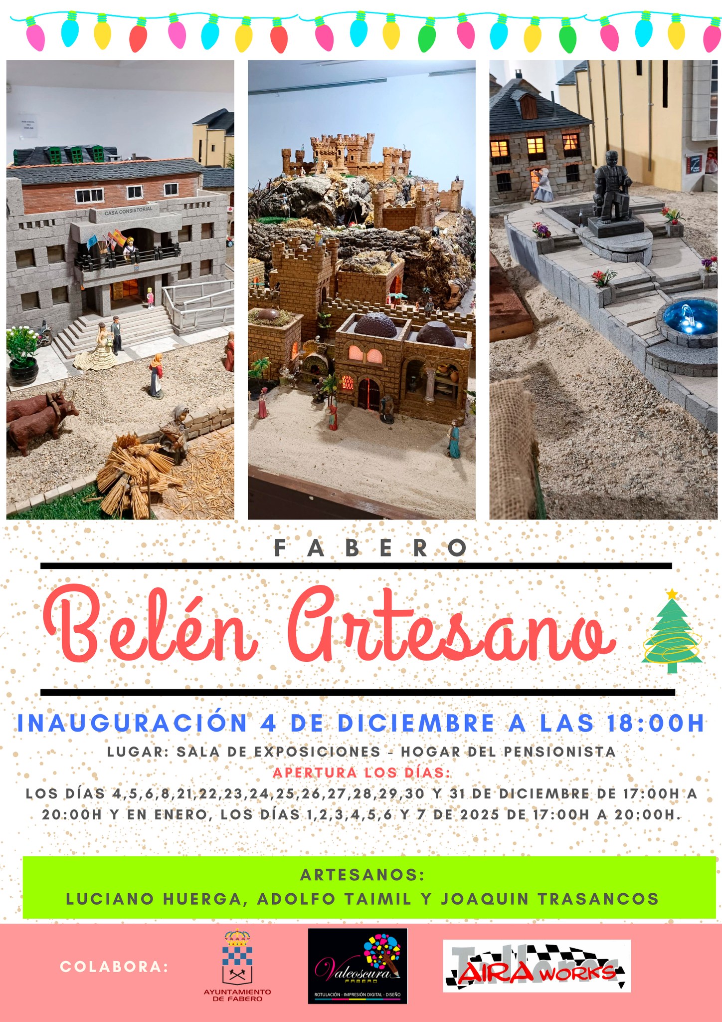 Belenes en el Bierzo 2024. Conoce todos los que puedes visitar esta navidad 2