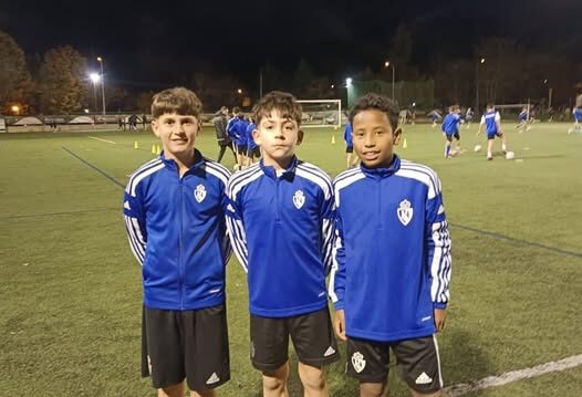 Tres jugadores del Alevín de la SD Ponferradina convocados a la preselección Sub-12 de Castilla y León 1