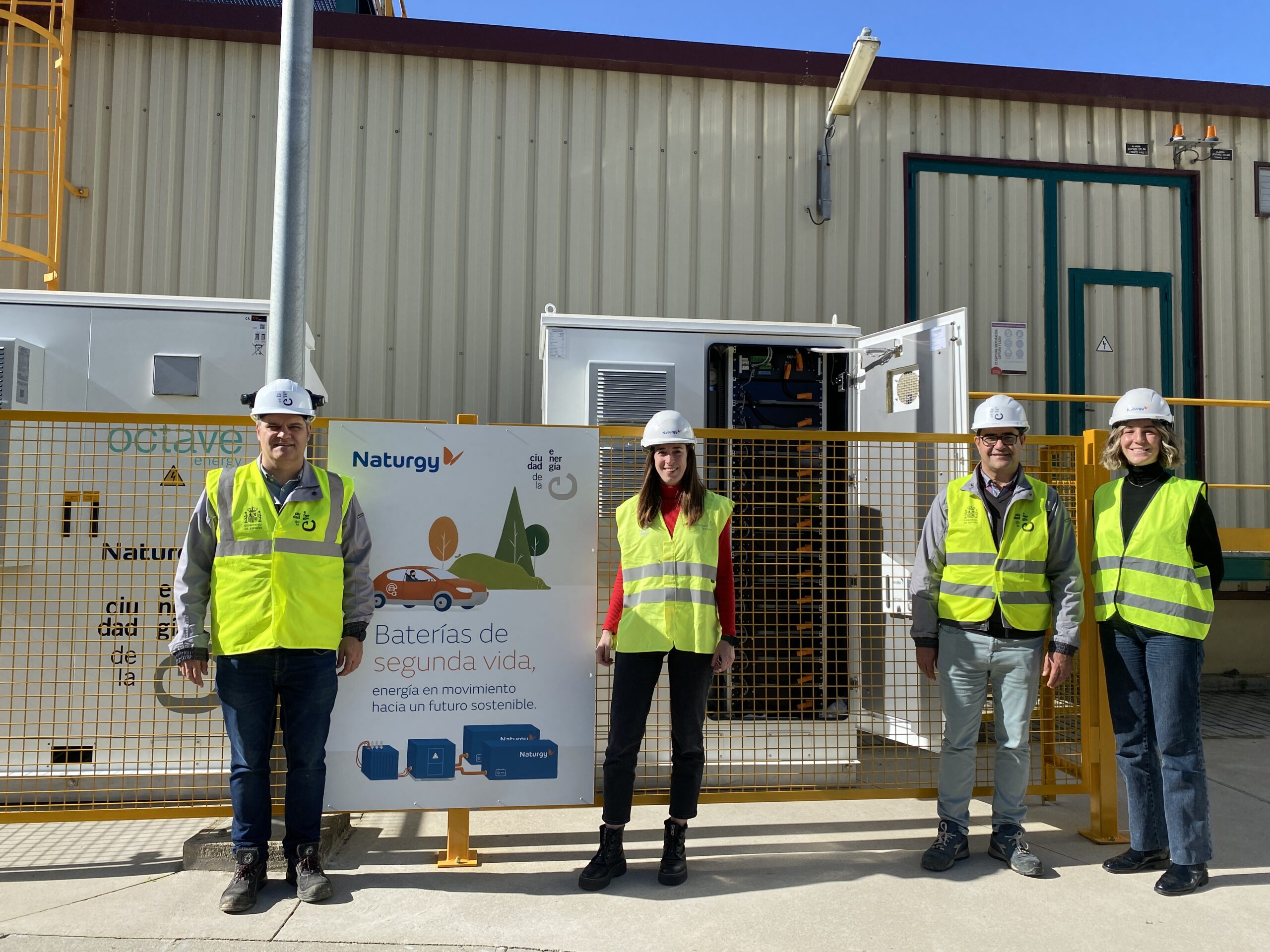 Naturgy y CIUDEN ponen en marcha con éxito su primer proyecto de baterías de vehículos de segunda vida para el almacenamiento energético 1