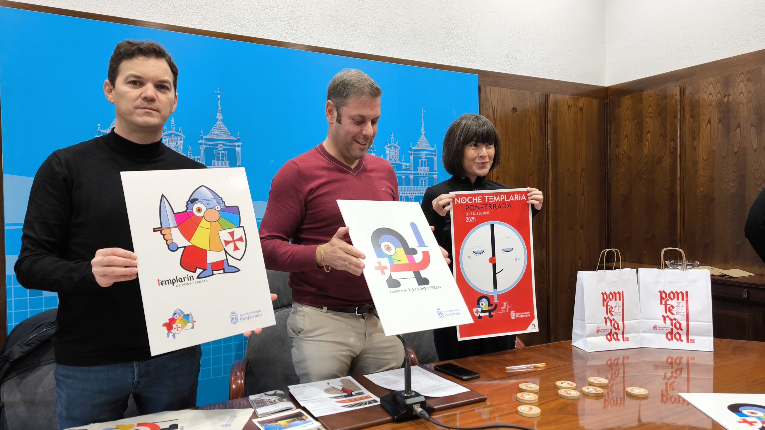 La Noche Templaria de Ponferrada renueva su imagen y se promociona en casa por la no presencia en Intur 1