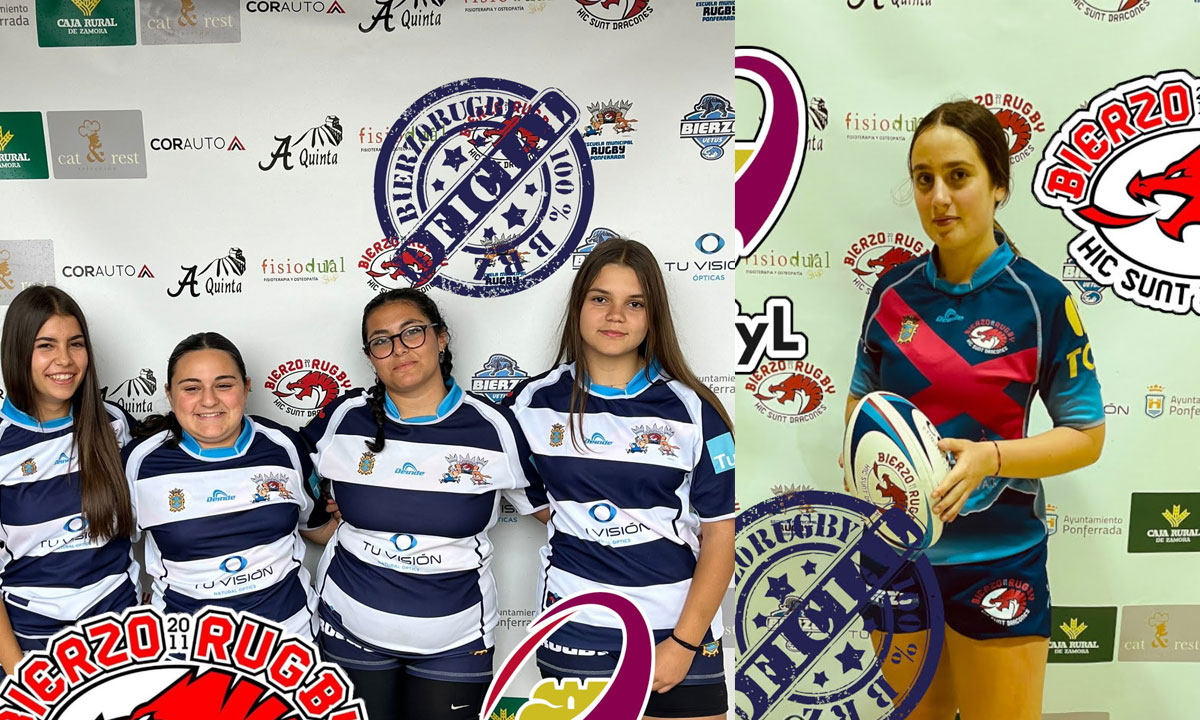 La Selección Fenmenina Sub-16 de Rugby de Castilla y León convoca a jugadoras de Bierzo Rugby 1