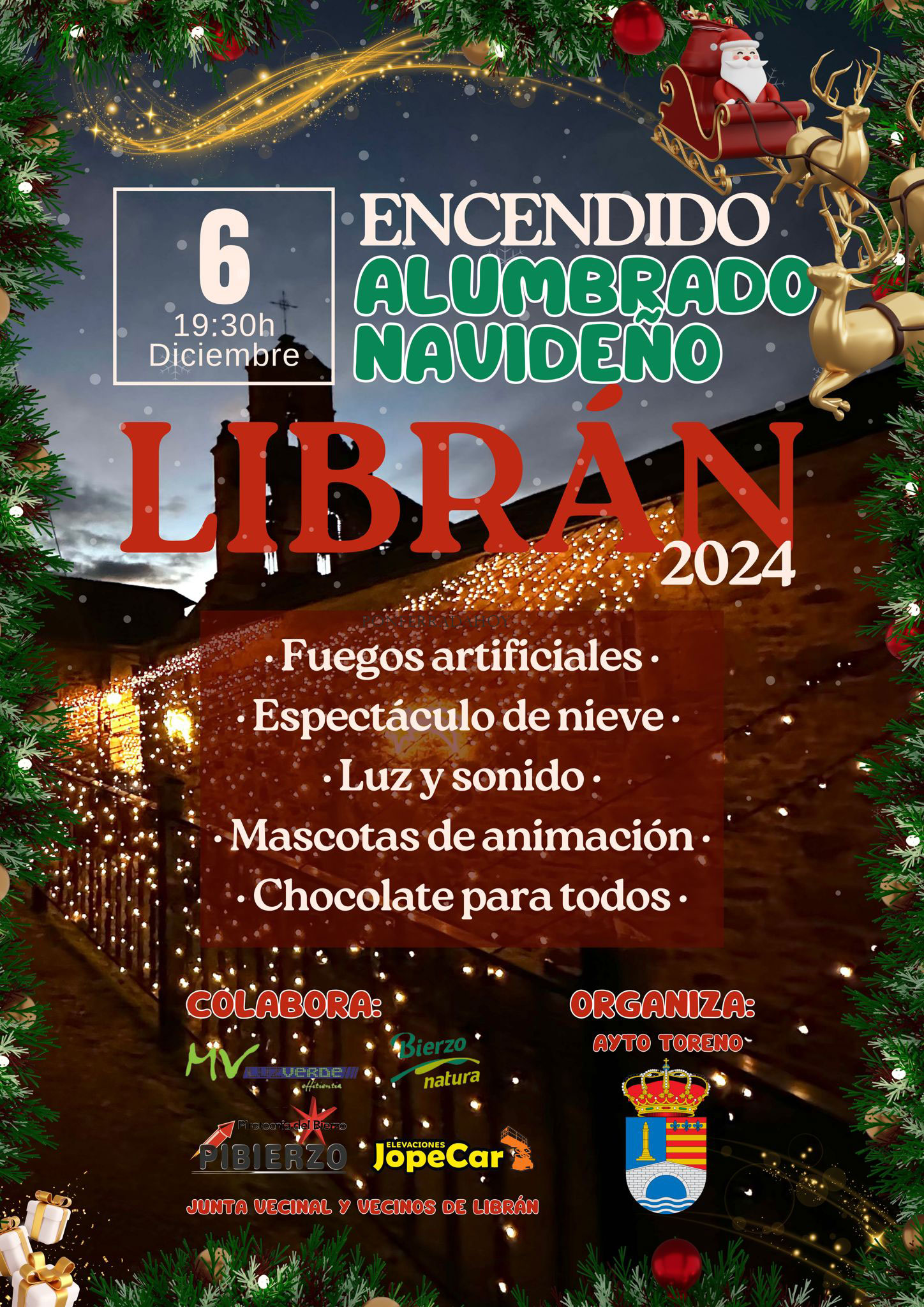 Librán dará la bienvenida a la Navidad con un gran encendido navideño el 6 de diciembre 2