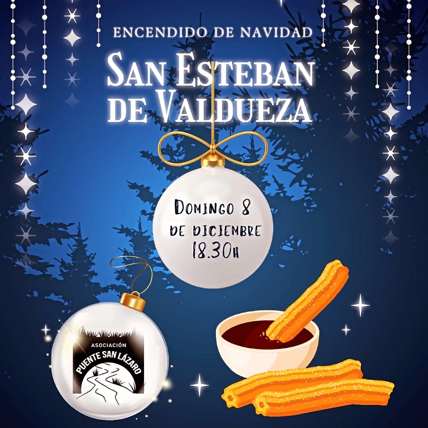 San Esteban de Valdueza celebra el encendido de la Navidad en el pueblo el domingo 8 de diciembre 2