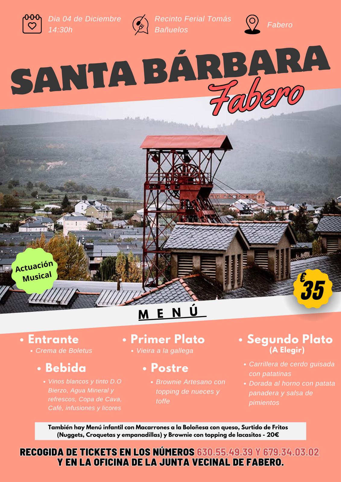 Fabero celebra el pasado minero: Santa Bárbara 3 y 4 de diciembre, este es el programa 3