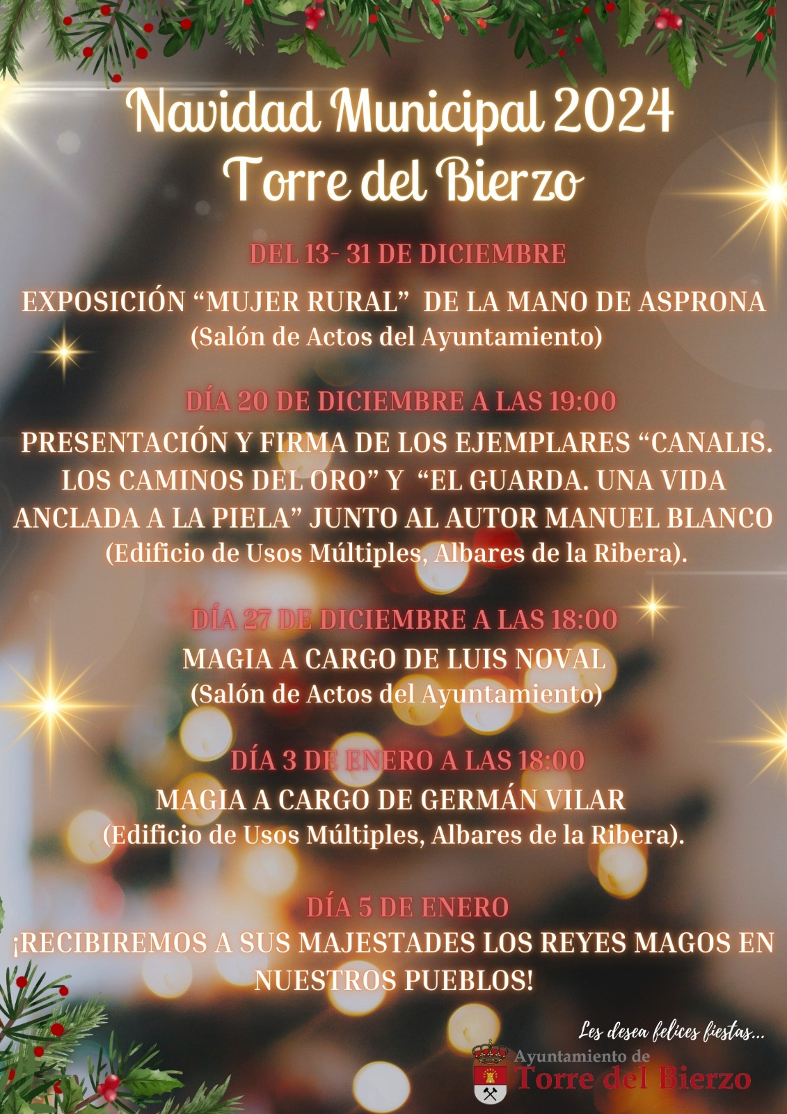 Torre del Bierzo prepara una intensa actividad cultural y de ocio para las navidades 2