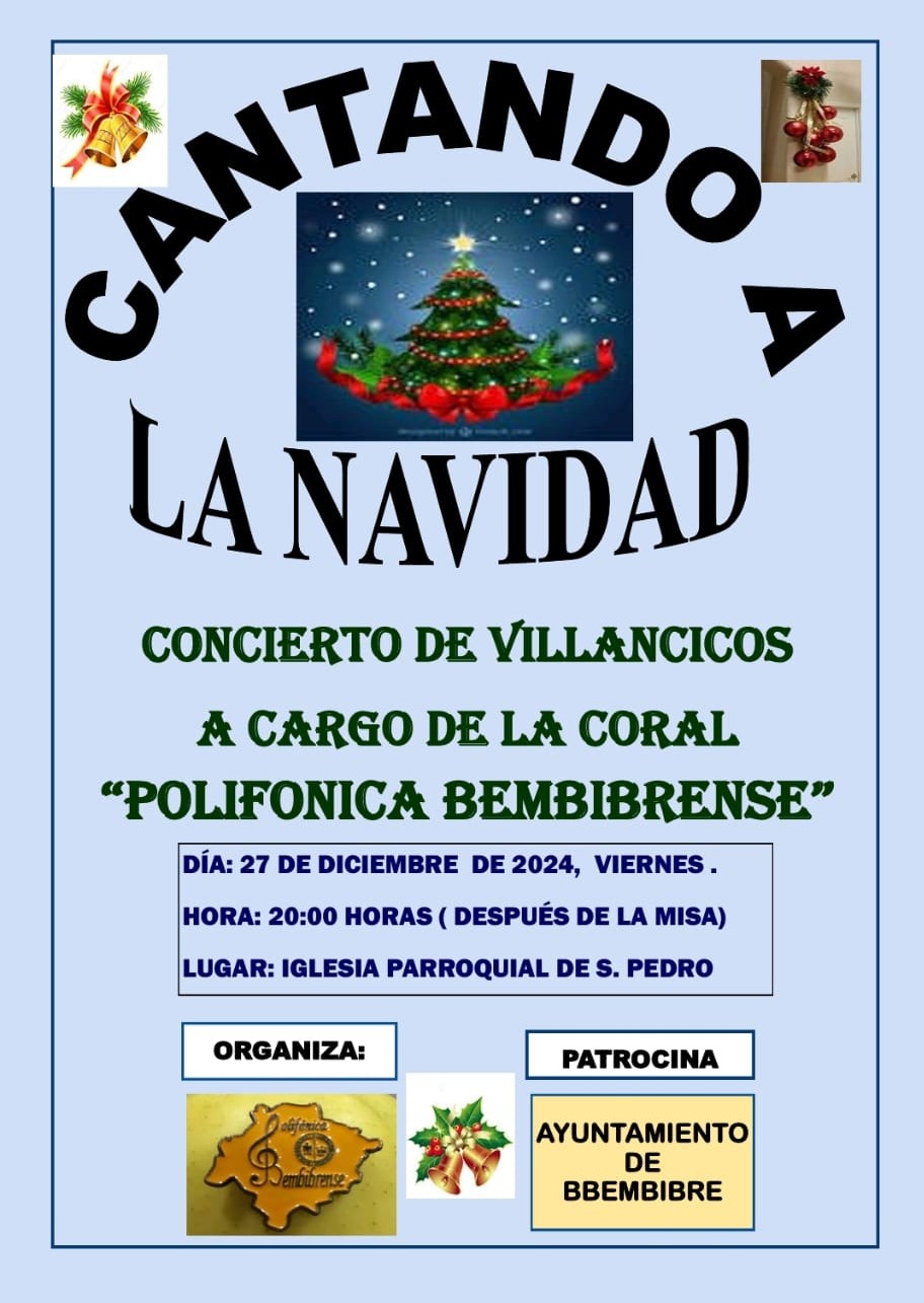 Bembibre se llena este viernes de música navideña de la mano de la Coral Polifónica Bembibrense 2