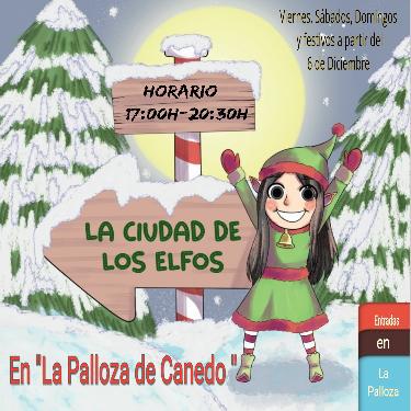 Vuelve la Ciudad de los Elfos a la Palloza de Canedo, desde este puente, hasta el día de Reyes 2