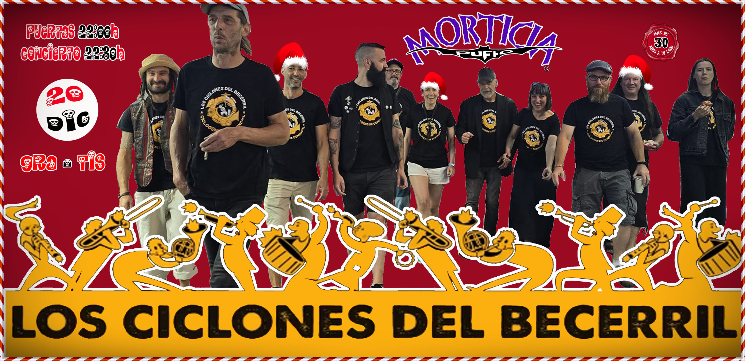 ¡Los Ciclones del Becerril vuelven a Morticia en Navidad! 2