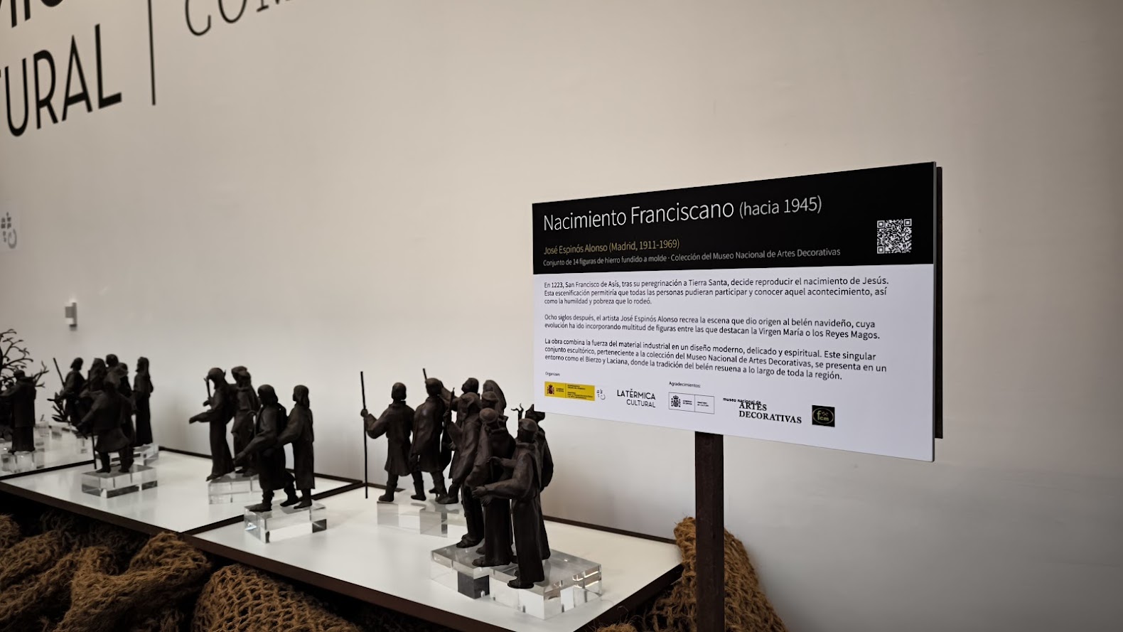 La Térmica Cultural expone en un nacimiento franciscano en el hall del edificio 2