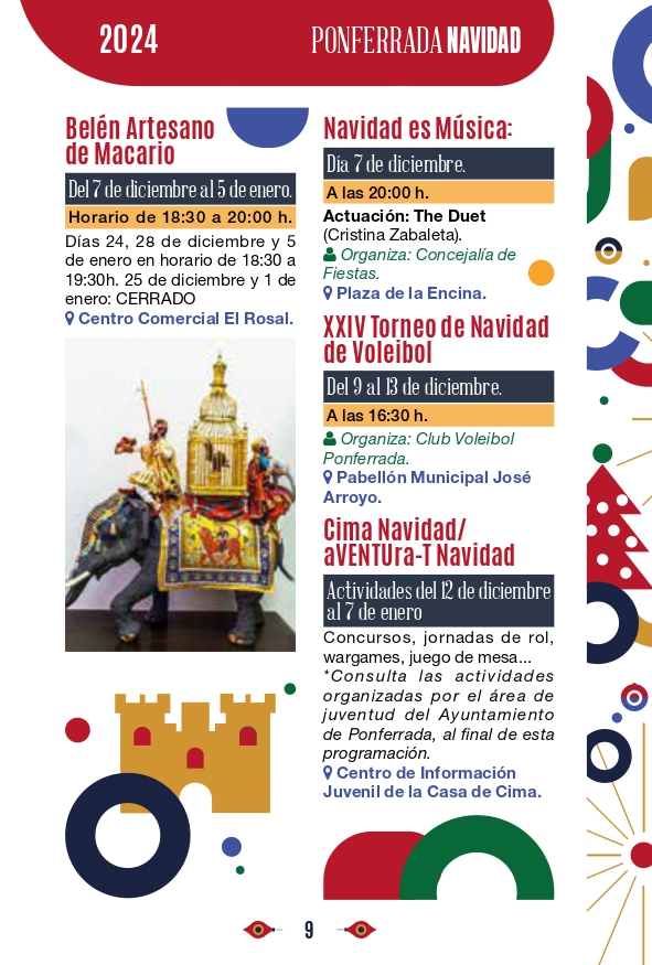 Programa de Navidad Ponferrada 2024, fechas y horarios para que no te pierdas nada 9