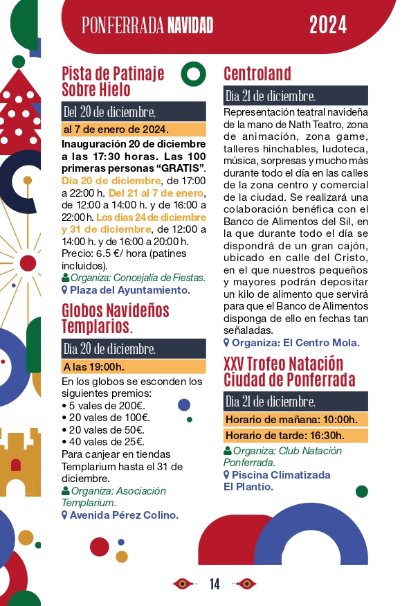 Programa de Navidad Ponferrada 2024, fechas y horarios para que no te pierdas nada 13