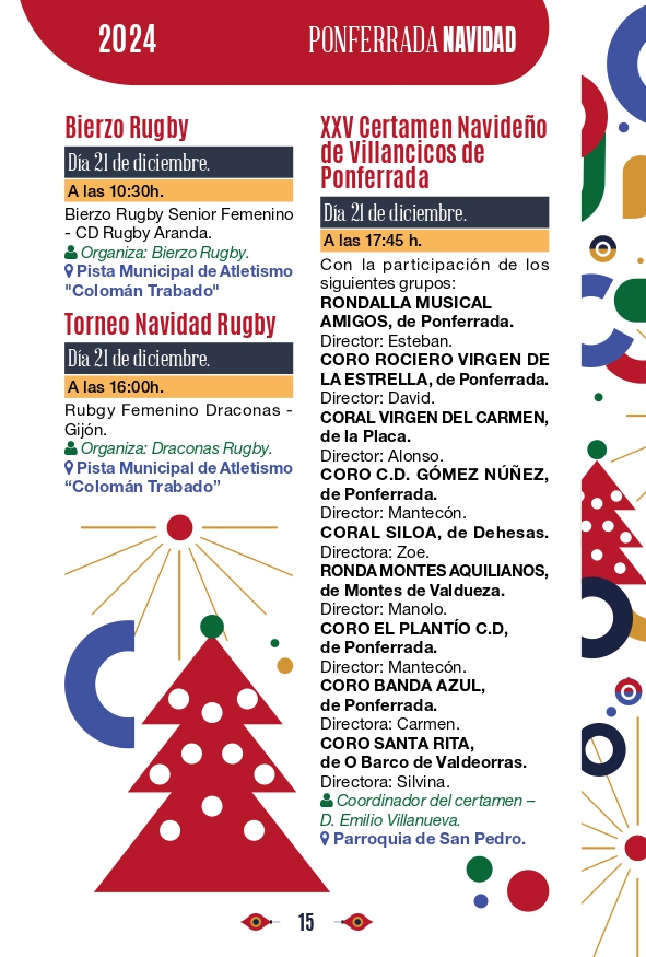 Programa de Navidad Ponferrada 2024, fechas y horarios para que no te pierdas nada 14