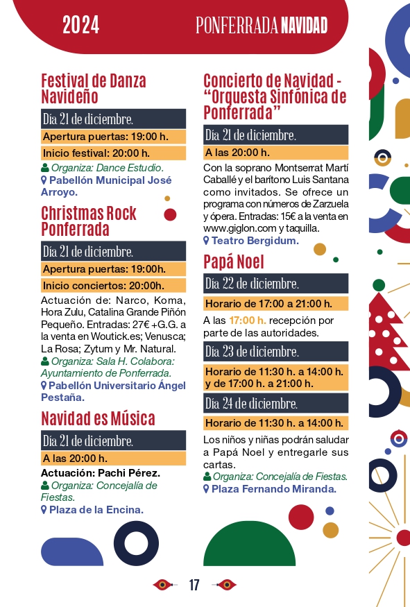 Programa de Navidad Ponferrada 2024, fechas y horarios para que no te pierdas nada 15