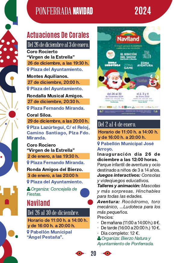 Programa de Navidad Ponferrada 2024, fechas y horarios para que no te pierdas nada 17