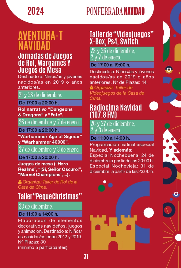 Programa de Navidad Ponferrada 2024, fechas y horarios para que no te pierdas nada 26