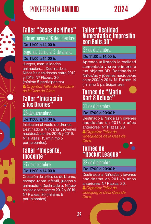 Programa de Navidad Ponferrada 2024, fechas y horarios para que no te pierdas nada 27