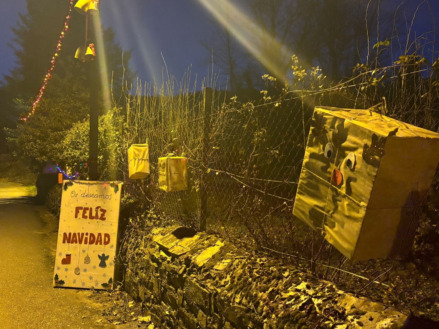 San Esteban de Valdueza estrena la decoración para estas navidades 3