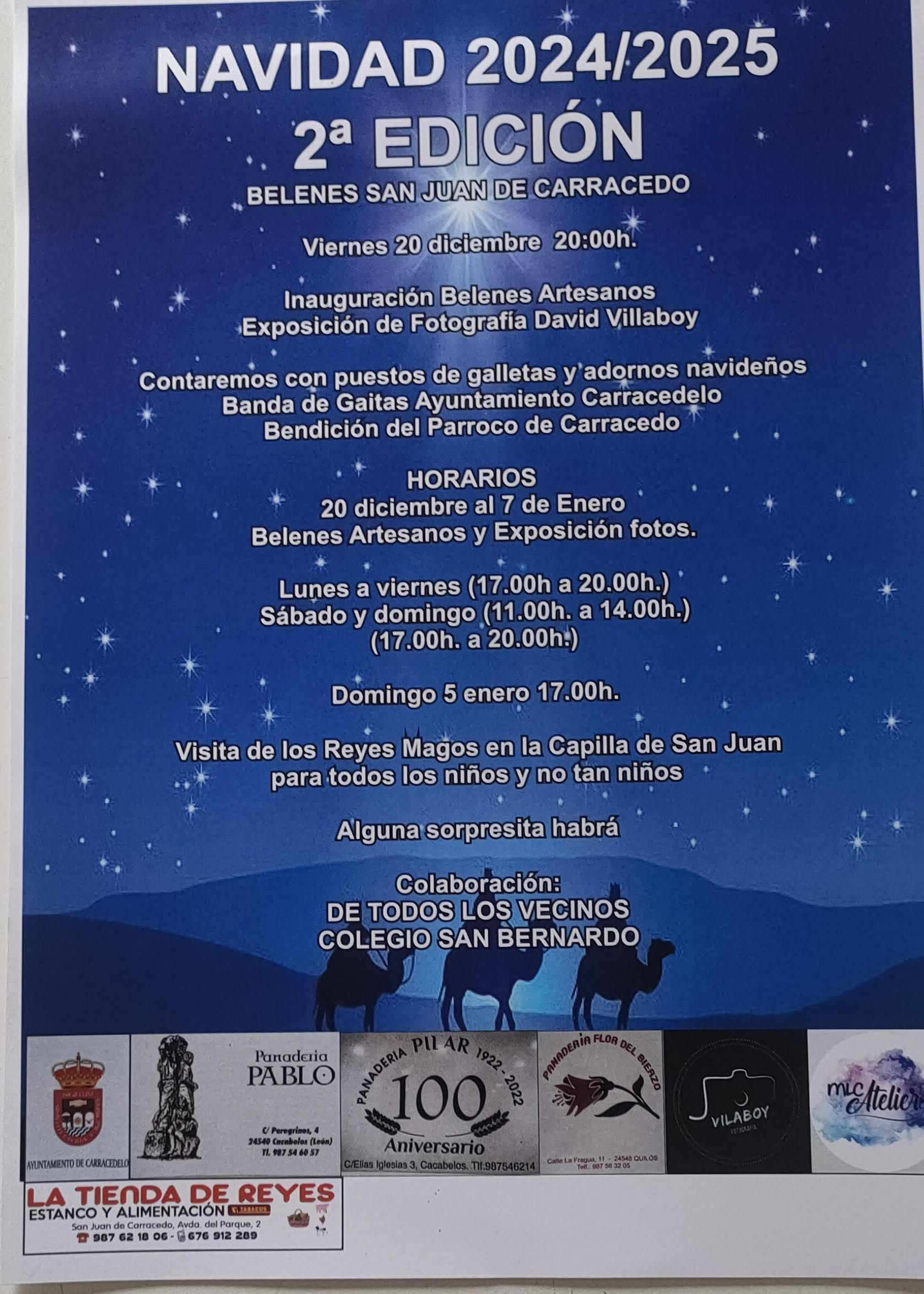 El barrio de San Juan de Carracedo del Monasterio organiza una exposición de belenes y más actividades navideñas 2