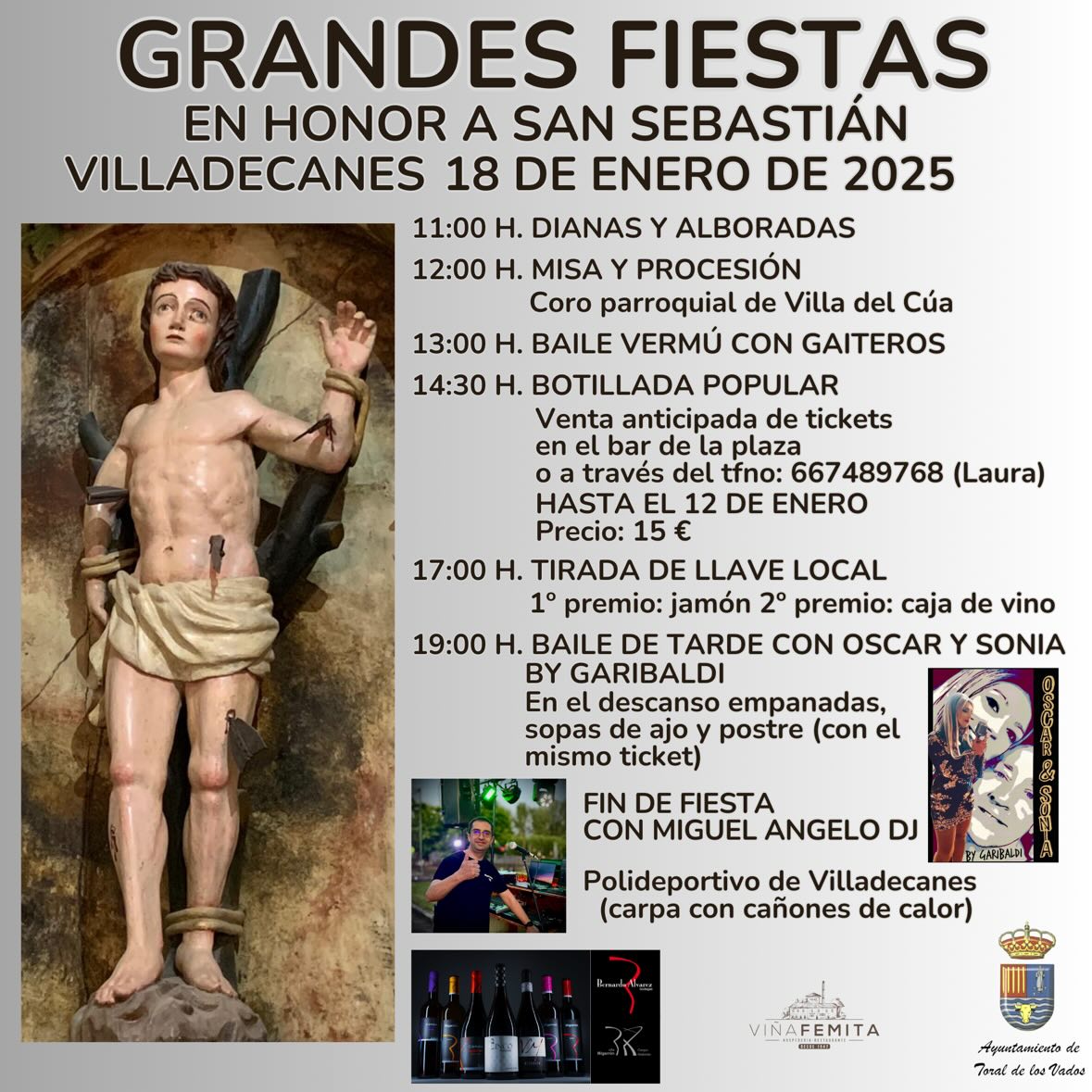 Villadecanes celebra San Sebastián el próximo 18 de enero con comida popular y actividades para todos 2