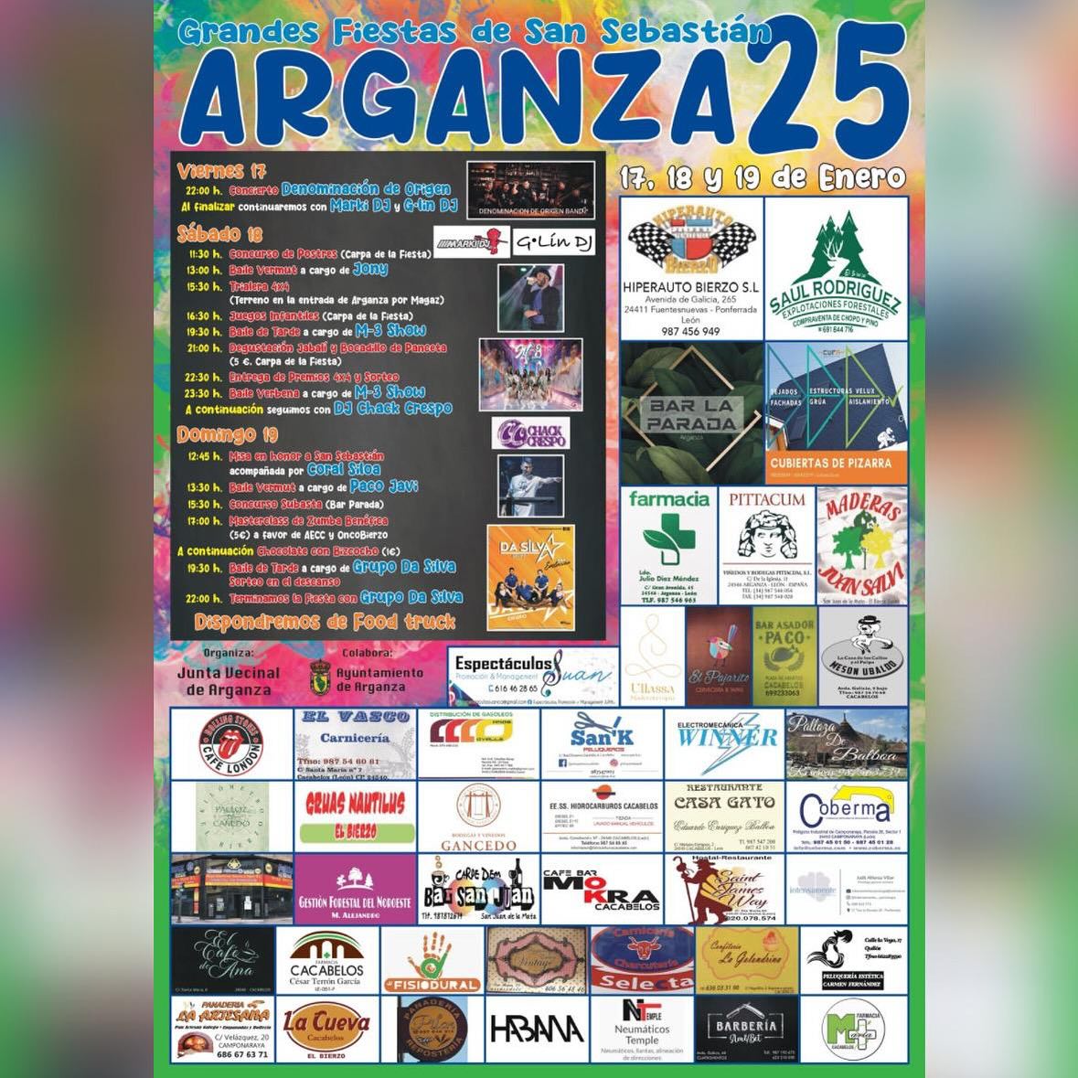 Arganza celebra San Sebastián los días 17, 18 y 19 de enero con música, degustación de jabalí y más actividades 2