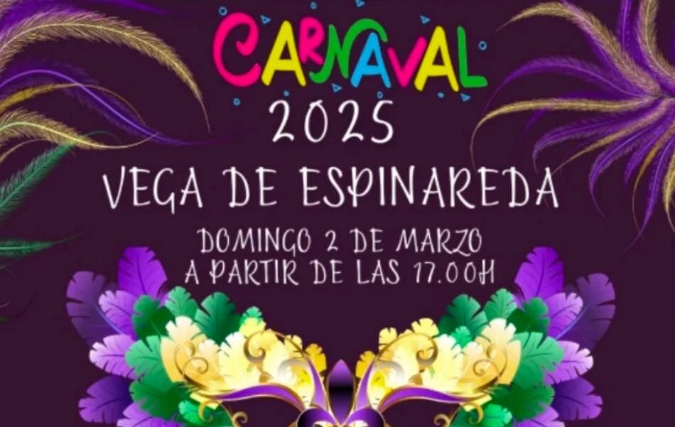 Vega de Espinareda se prepara para vivir el Carnaval 2025 el próximo domingo 2 de marzo 1