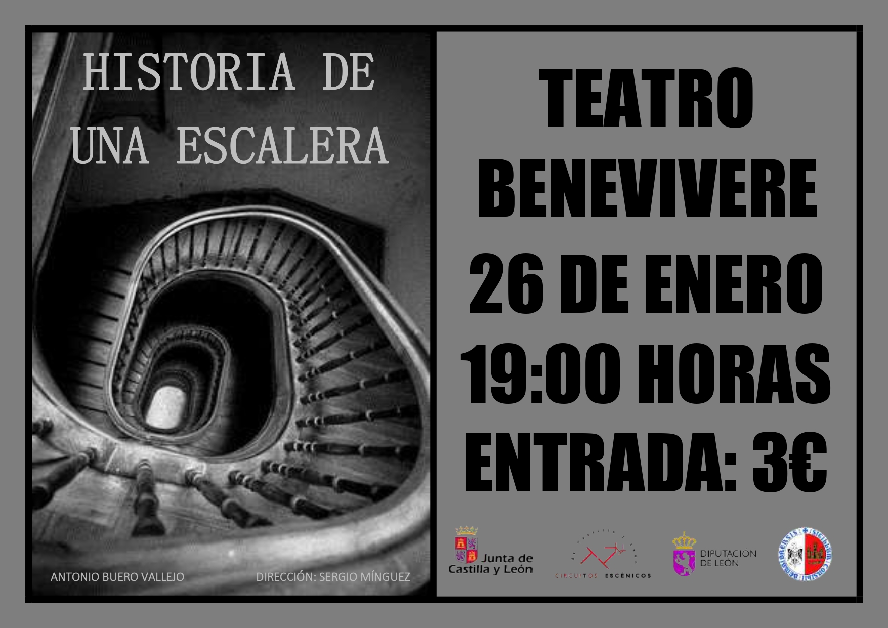 "Historia de una Escalera" llega este domingo al Teatro Benevivère de Bembibre 1