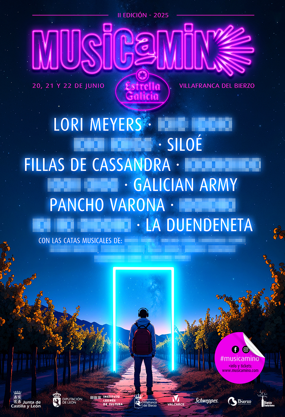 Lori Meyers, Siloé y Fillas de Cassandra encabezan el cartel de Musicamino 2025 en Villafranca 2