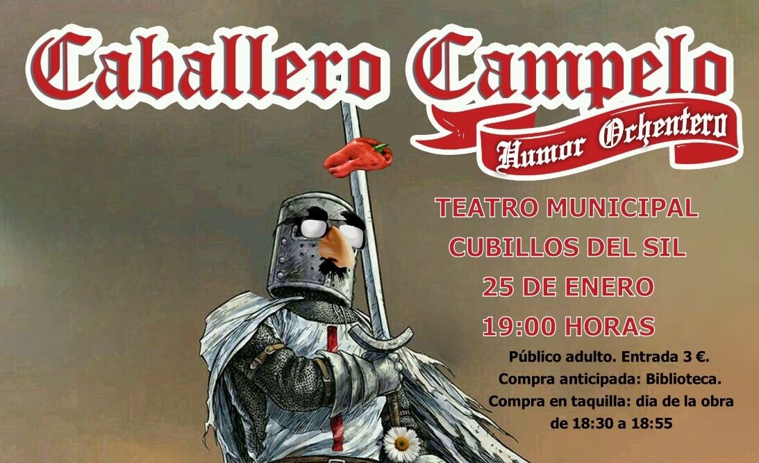 Caballero Campelo llega al teatro municipal de Cubillos del Sil con su humor ochentero 1