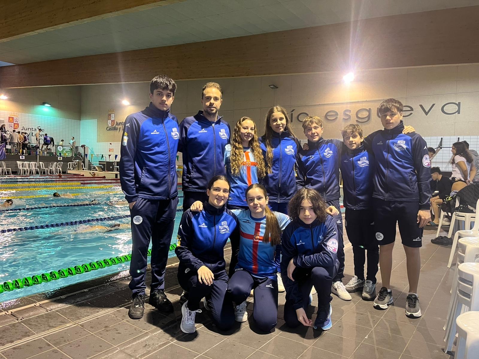 El Club Natación Bierzo Ponferrada triunfa de nuevo en el Campeonato de Castilla y León Absoluto y Junior de Invierno 1