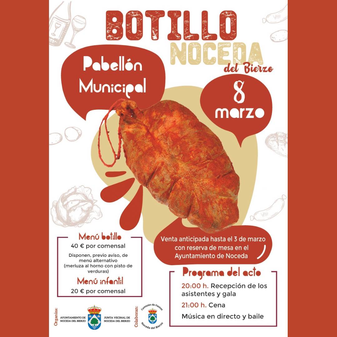 Noceda del Bierzo celebra su gran fiesta alrededor del botillo el próximo 8 de marzo 2