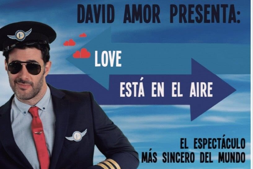 David Amor presenta hoy miércoles “Love está en el aire” en el Teatro Benevivere 1