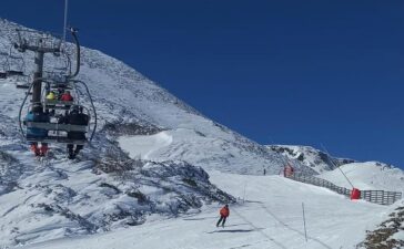 Las estaciones invernales de la Diputación reciben 7.147 esquiadores durante el fin de semana 22