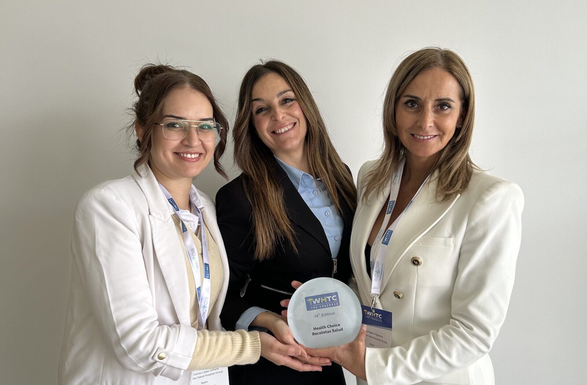 Recoletas Salud recibe el reconocimiento “Health Choice” en el Congreso Mundial de Turismo de Salud por su contribución al sector sanitario en España 1