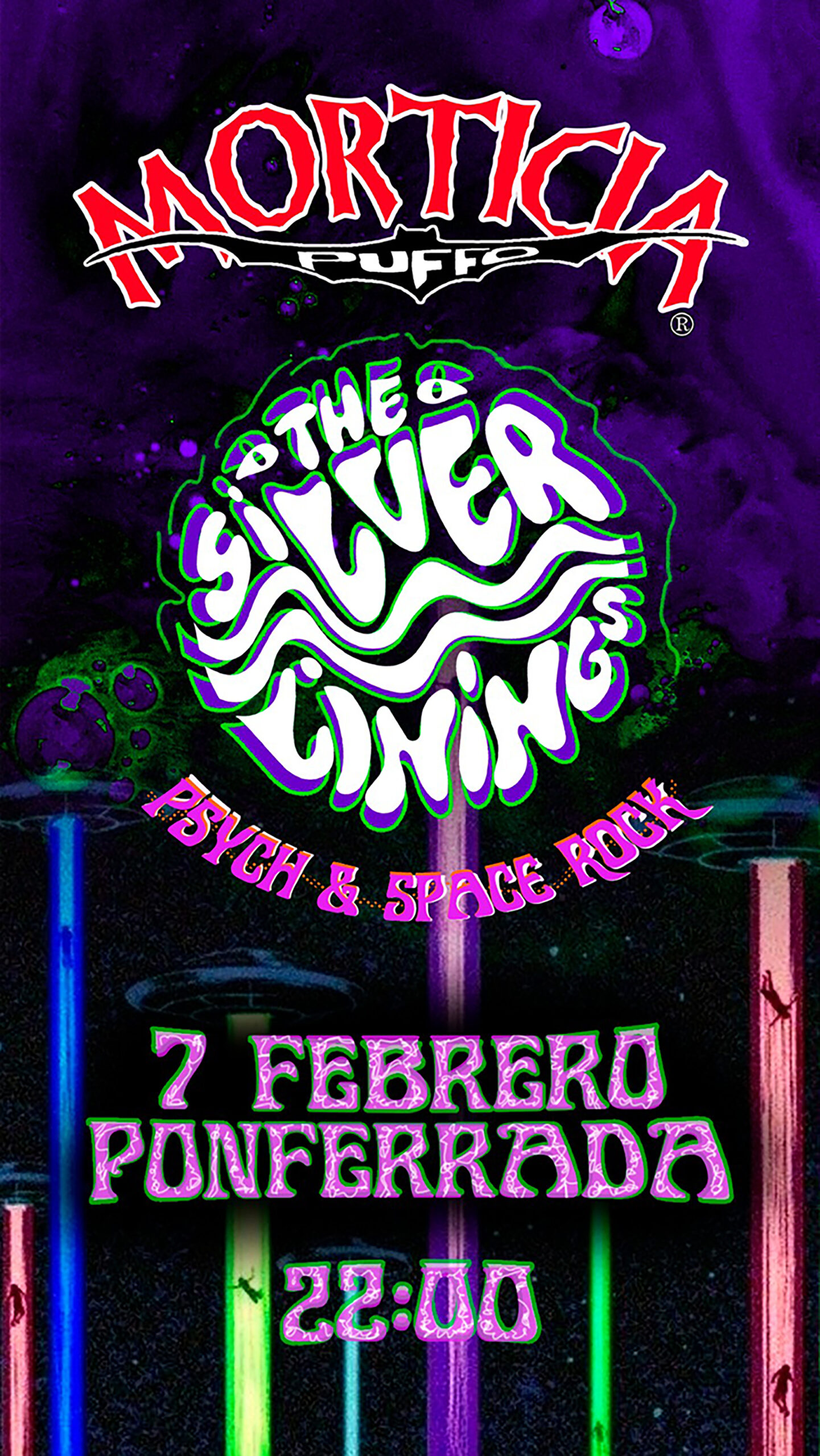 Este viernes llega el Psych Space Rock de The Silver Linings al pub Morticia 2