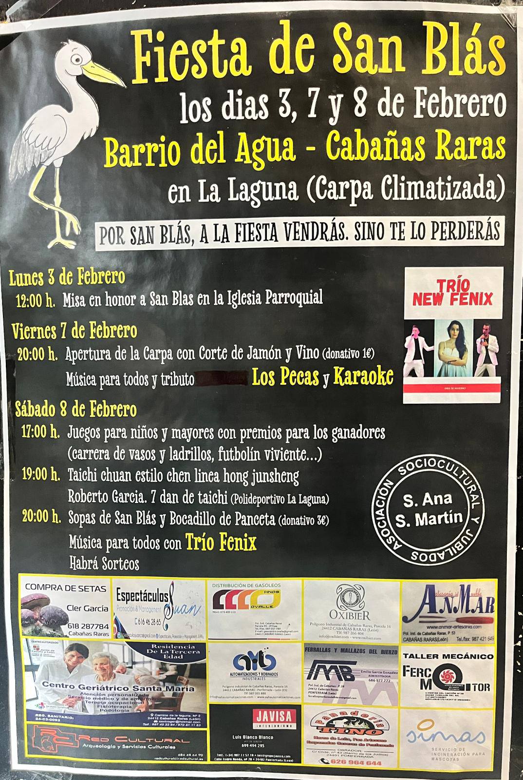 fiestas san blas en barrio del agua cabañas raras