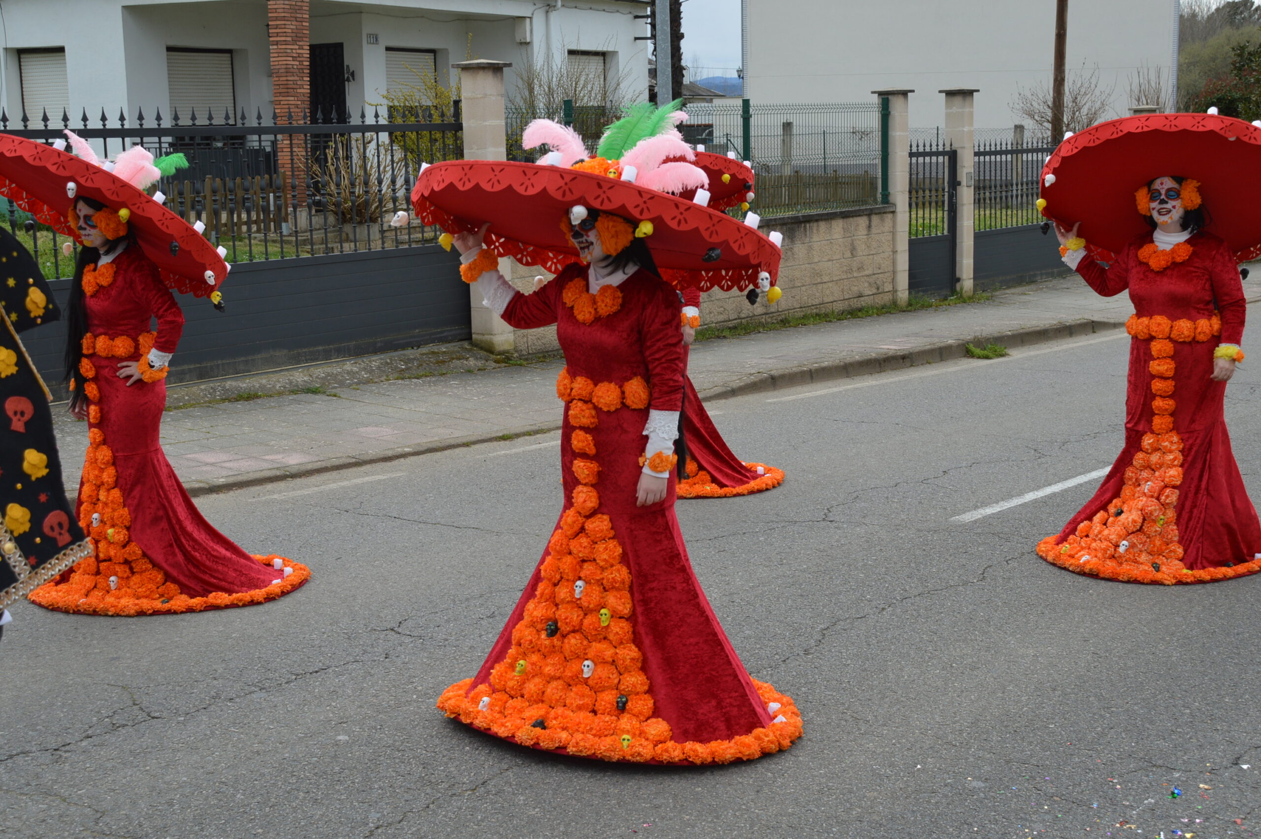 Carnaval 2025 en Cabañas Raras. Las ganas de disfrutar del desfile pueden con el frío 80