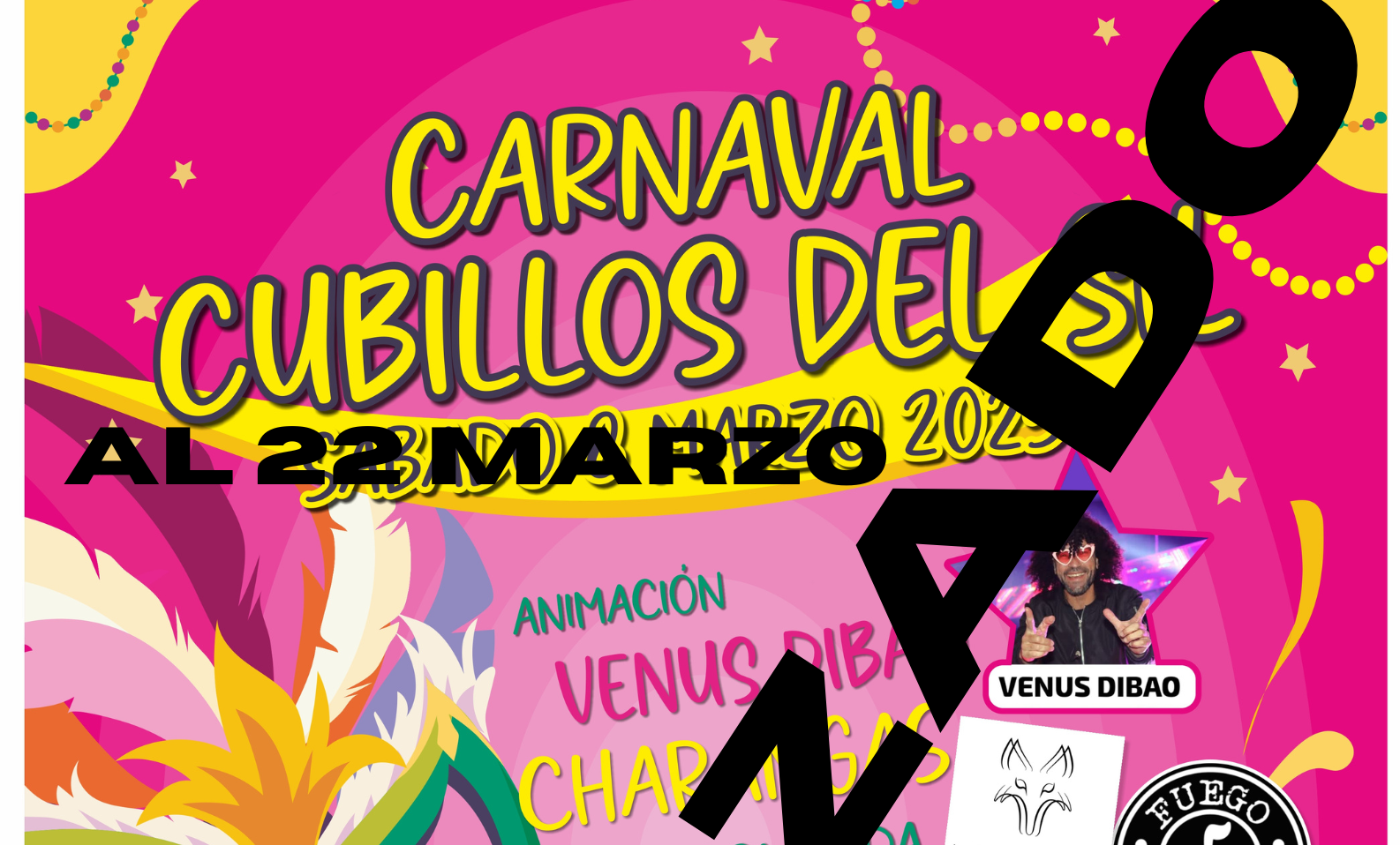 Cubillos del Sil pospone su Carnaval al 22 de marzo debido a la previsión de lluvia