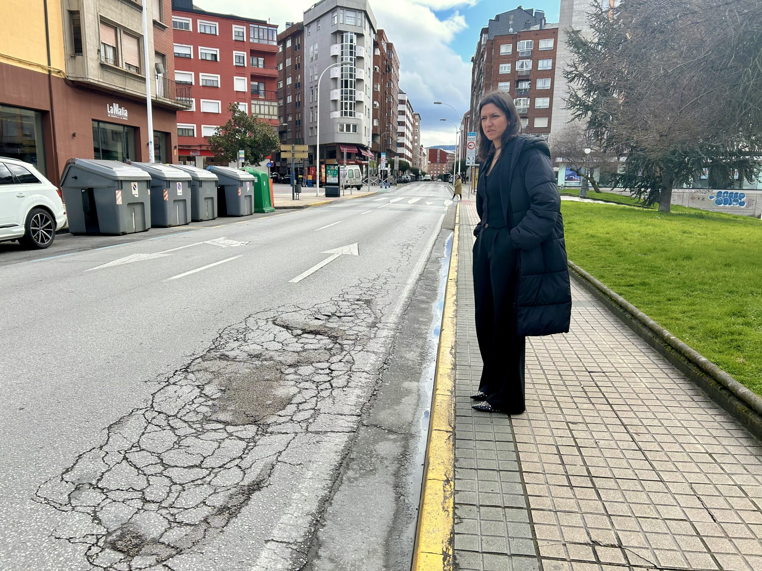 El Ayuntamiento de Ponferrada ultima la adjudicación de las obras de asfaltado en la avenida del Castillo 1