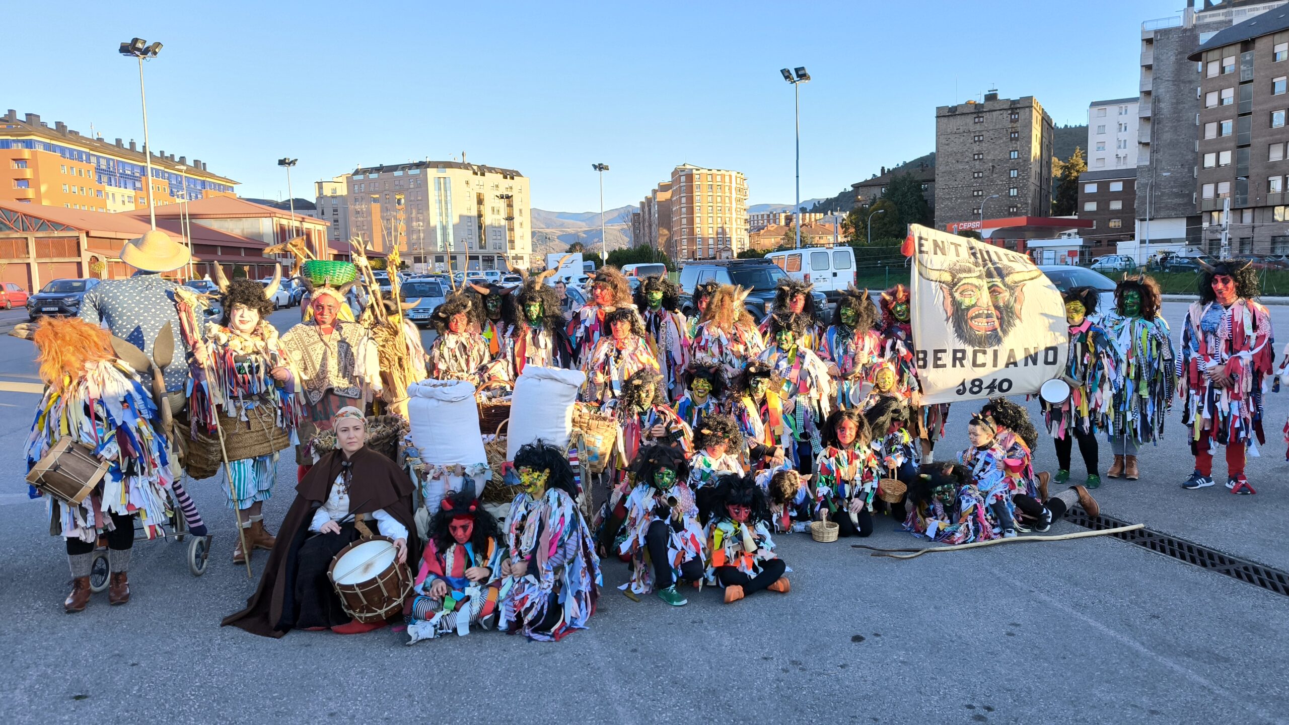 el Entroido Berciano anima la tarde del sábado en Ponferrada 1