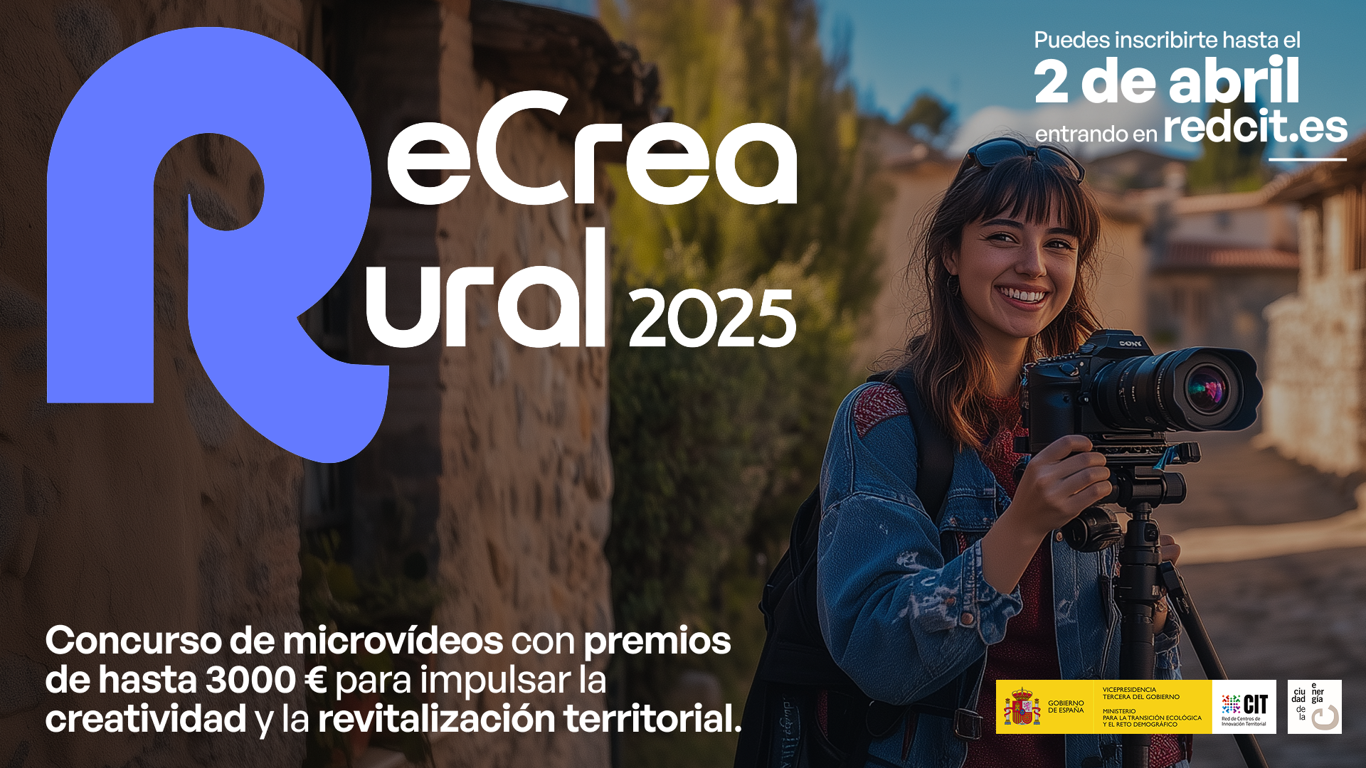 El MITECO lanza los premios ‘RE-CREA RURAL 2025’ para visibilizar el dinamismo de la España rural a través de microvídeos innovadores 1