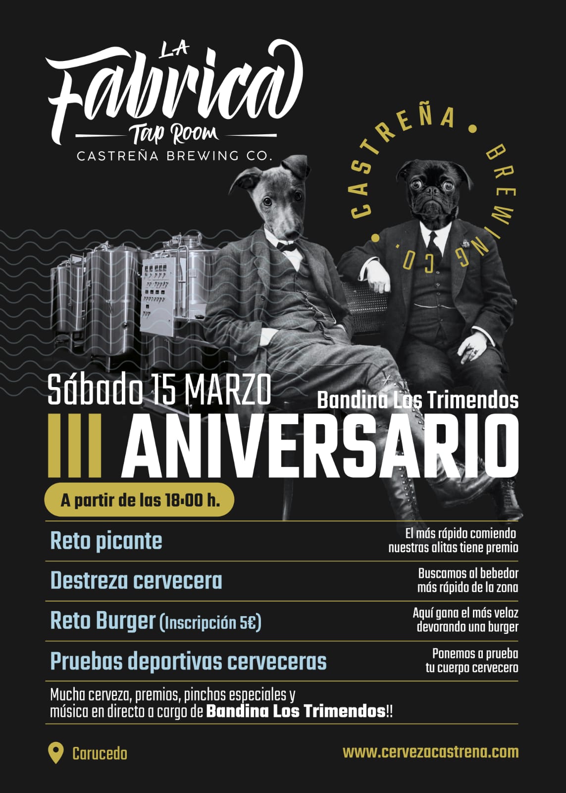 ¡Celebra el III Aniversario de la Fábrica Carucedo con Cerveza, Retos y Mucha Diversión! 2