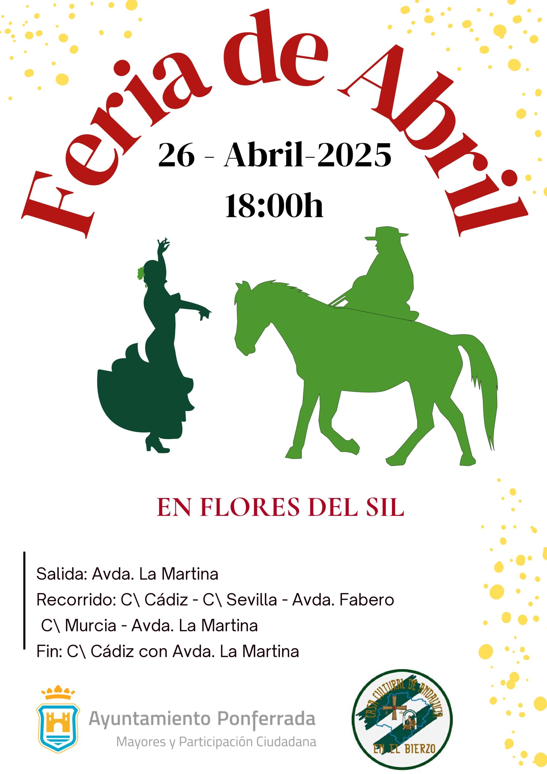 La Concejalía de Mayores celebra la Feria de Abril en Flores del Sil con desfile, música y talleres 2 La Concejalía de Mayores celebra la Feria de Abril en Flores del Sil con desfile, música y talleres 2