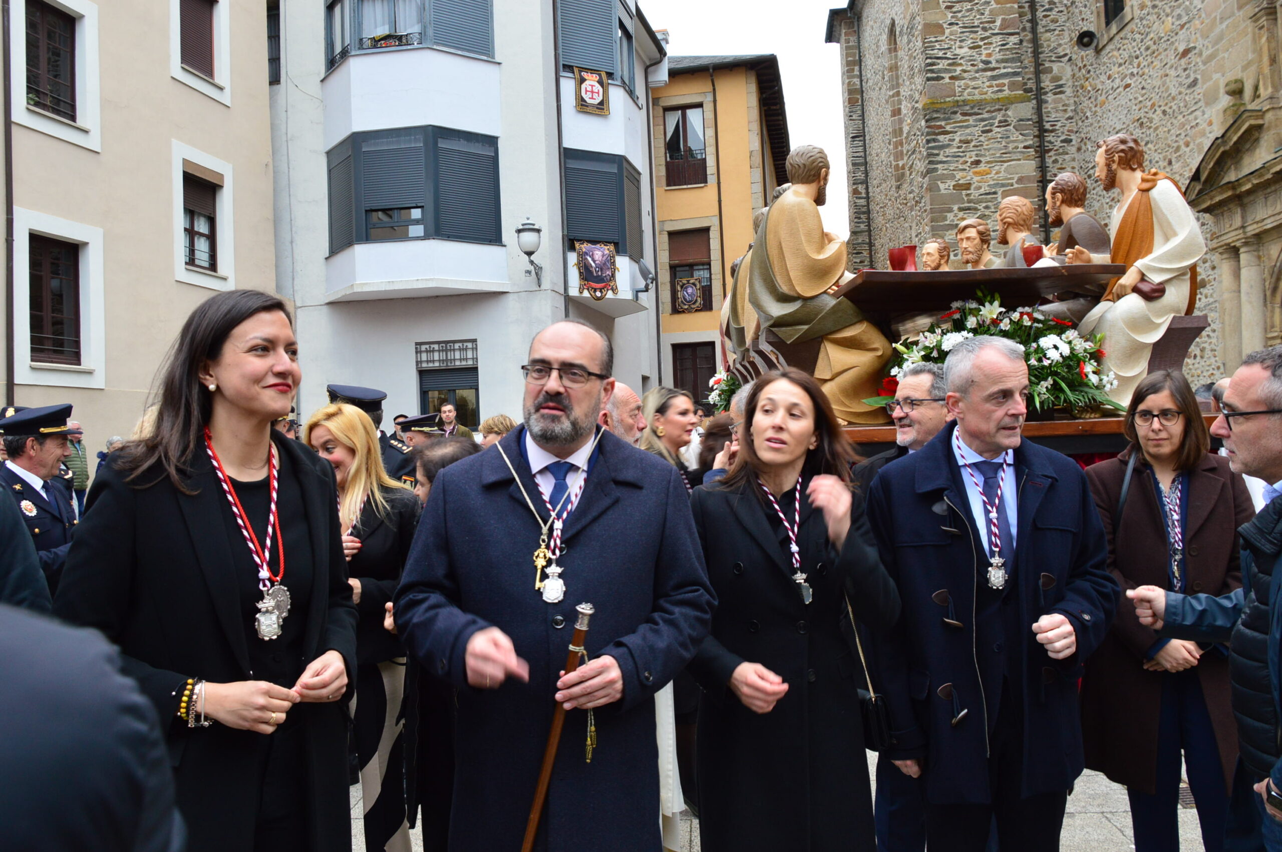 Procesión de La Santa Cena en Ponferrada 2025 y gracia del indulto de un preso 74